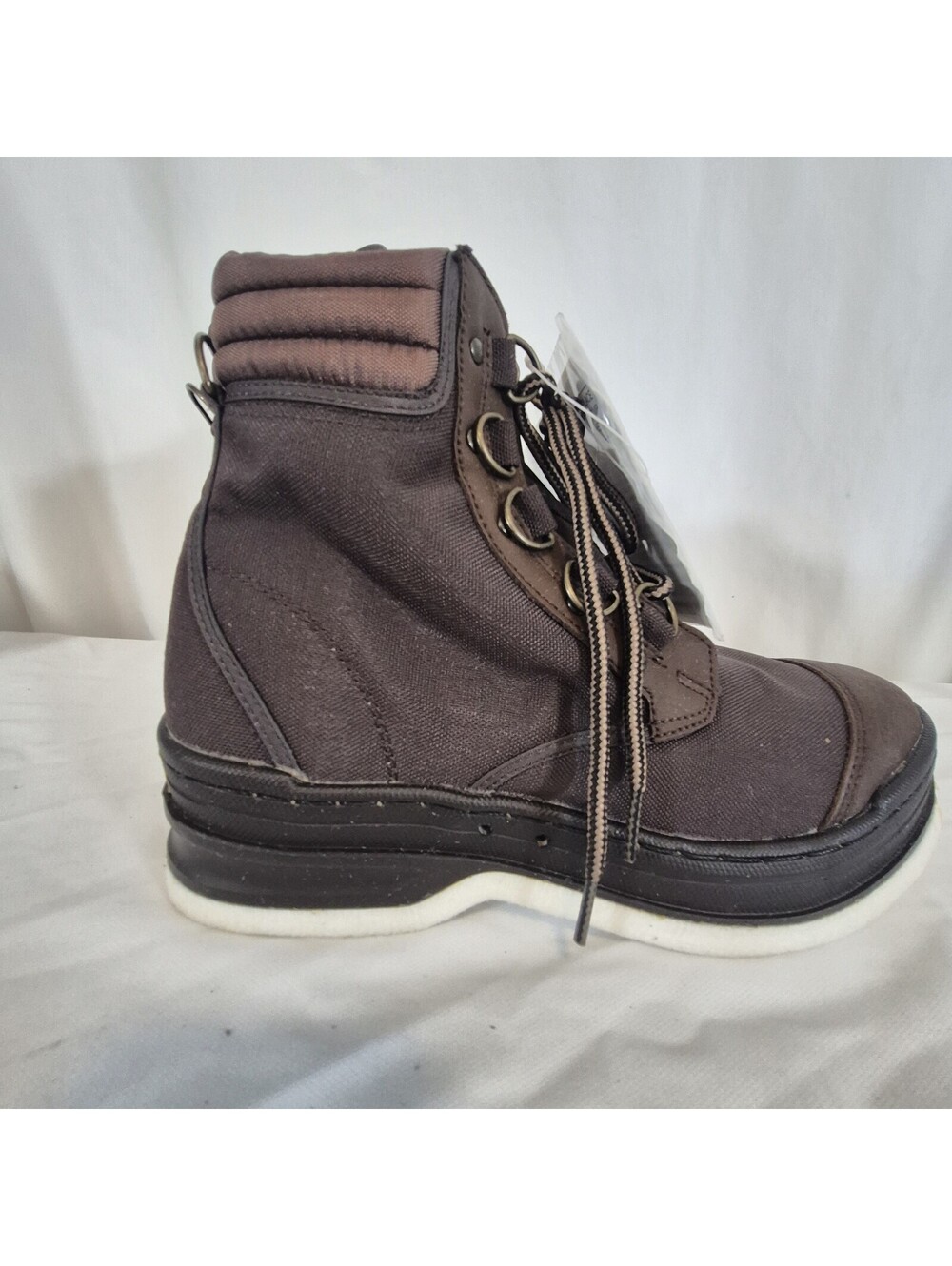 HODGEMAN WADELITE 8"FLY FISHING BOOTS FELT SOLE WADERS LACE UP MEN'S 9 NWT